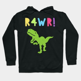 Dinosaur 4th Birthday Hoodie